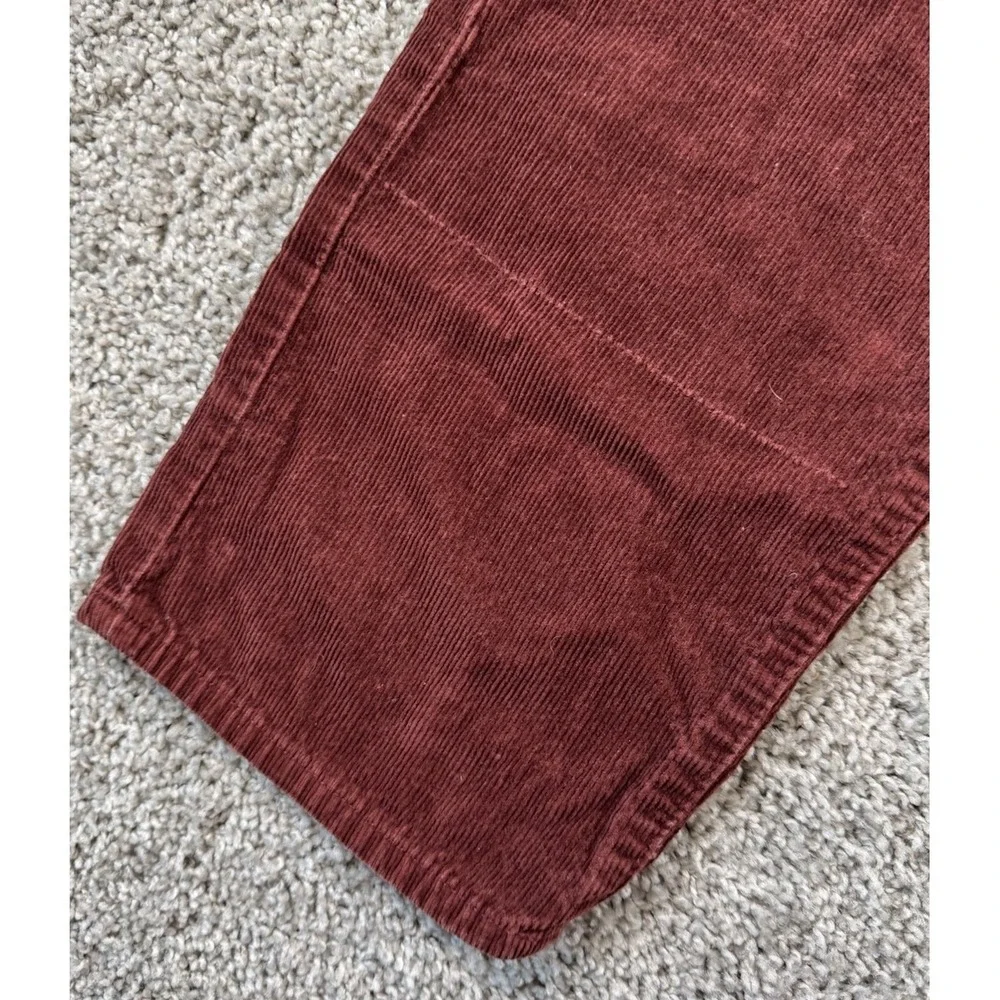 Gap Men's Straight Fit Corduroy Pants‎ Rust Measures 36x29 - Read
